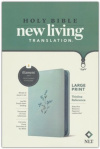 NLT - Large Print Thinline Reference Bible, Filament Enabled zipper